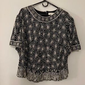 Pappell formal beaded top